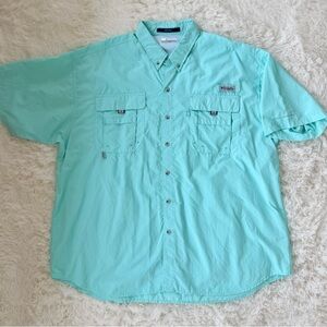 Columbia PFG Short Sleeve Button Down, 2X